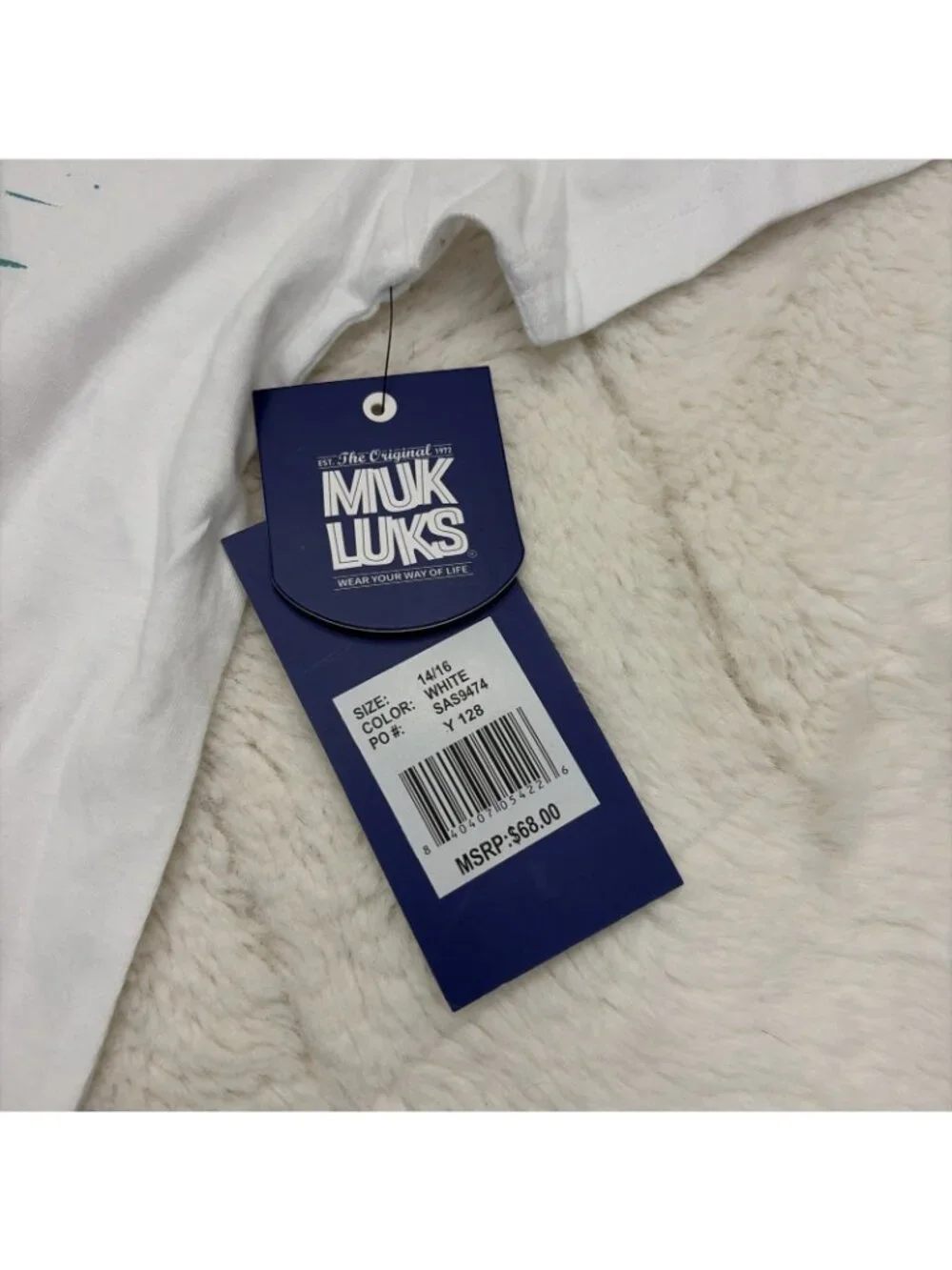 Muk Luks Boys NWT Find You Wild Tee 14/16 Outdoor Hiking